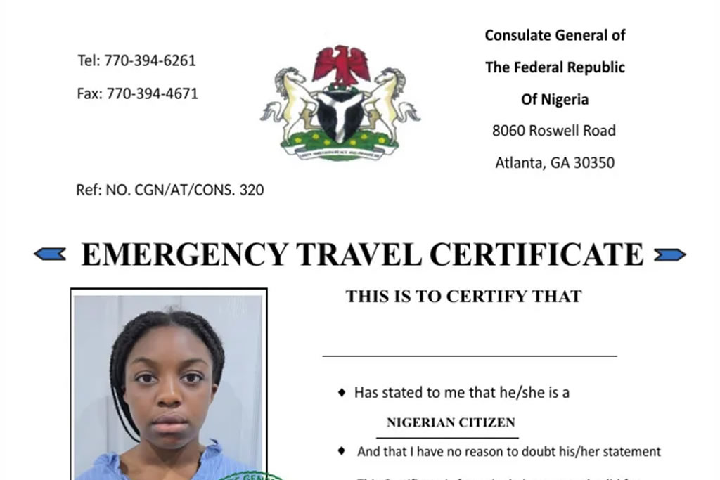 Emergency Travel Certificate UK